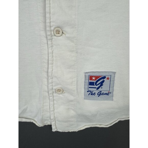 Vintage 90's The Game NCAA Notre Dame Fighting Irish Baseball Jersey Style Large - Picture 9 of 16